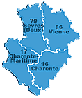 Campings en région Poitou Charente, Campings Deux Sevres, Campings Vienne, Campings Charente Maritime, Campings Charente
